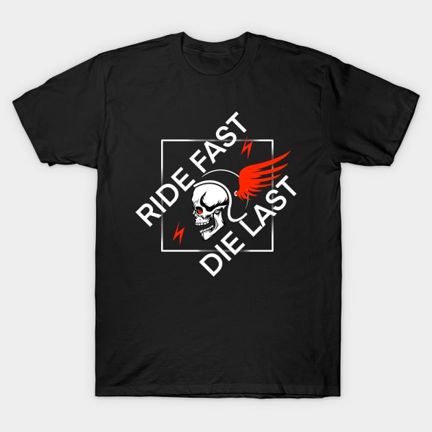 Ride Fast T-Shirt by SAN ART STUDIO 